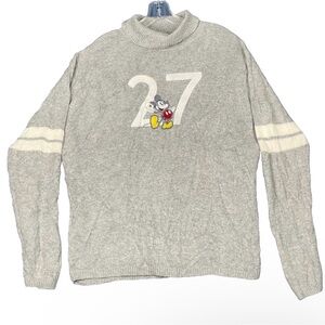 Disney’s Mickey Unlimited‎ Gray Sweater Sz XL Vintage Authentic Disney World